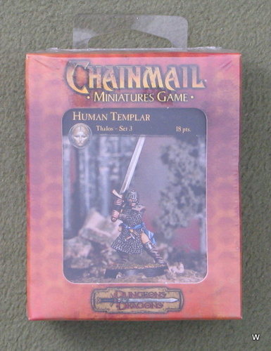 Human Templar Thalos (Chainmail Miniatures Game)