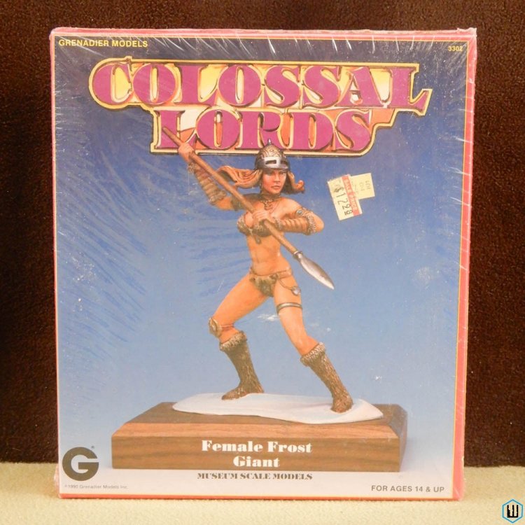 Female Frost Giant (Colossal Lords: Museum Scale Metal Figure Set) Sealed Box