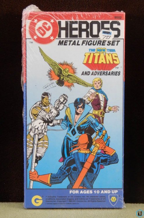 DC Heroes Metal Figure Set: Teen Titans (Miniatures) Sealed Shrinkwrap Box