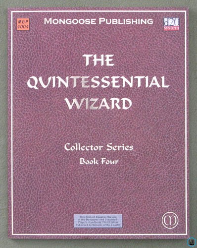 The Quintessential Wizard (Dungeons & Dragons 3rd Edition D20 System) NICE