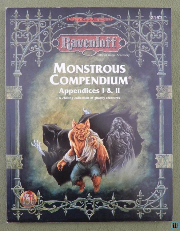 Monstrous Compendium Appendices I & II (Advanced Dungeons Dragons Ravenloft)
