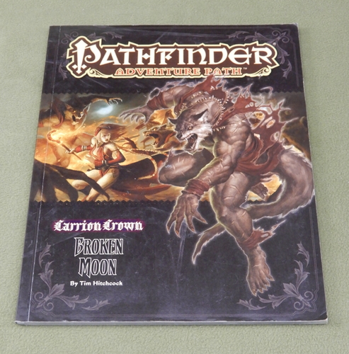 Broken Moon (Pathfinder RPG Carrion Crown Adventure Path Part 3) + MAPS Paizo PZO9045