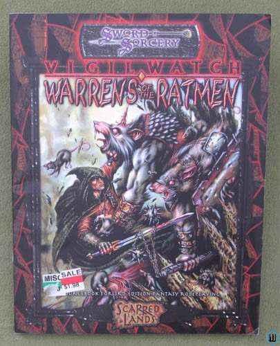 Vigil Watch Ratmen Warrens: Scarred Lands (Sword Sorcery Dungeons Dragons D20)