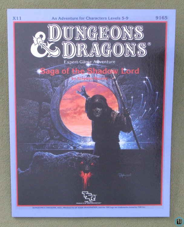 Saga of the Shadow Lord (Dungeons Dragons X11) REPRINT Paperback TSR 9165