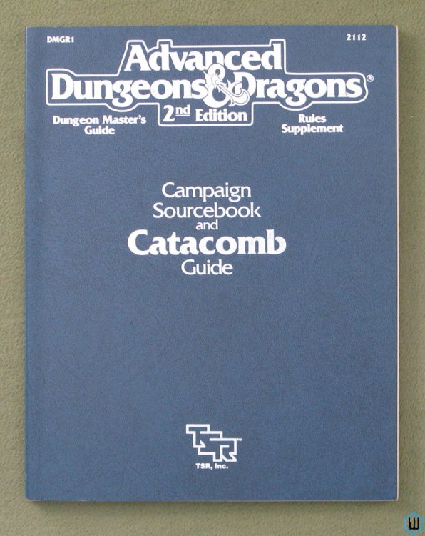 Campaign Sourcebook and Catacomb Guide (Advanced Dungeons Dragons DMGR1)