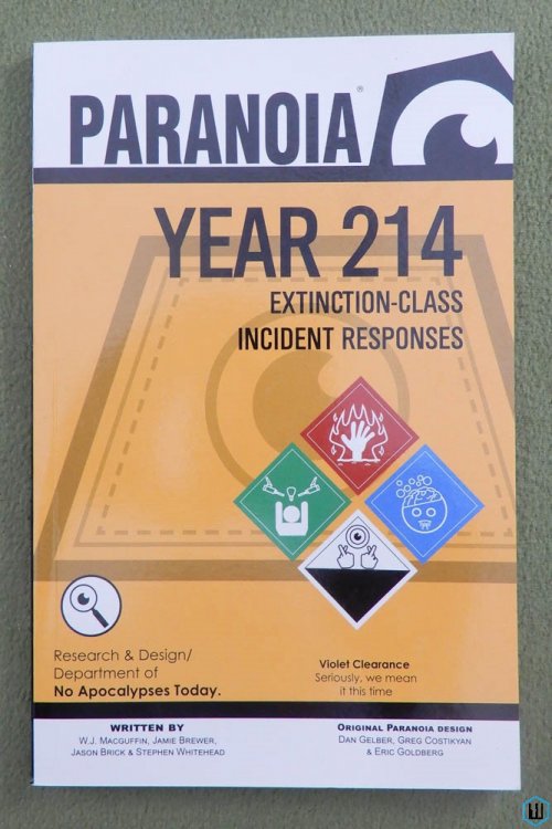 Extinction-Class Incident Responses (Paranoia RPG) Year 214