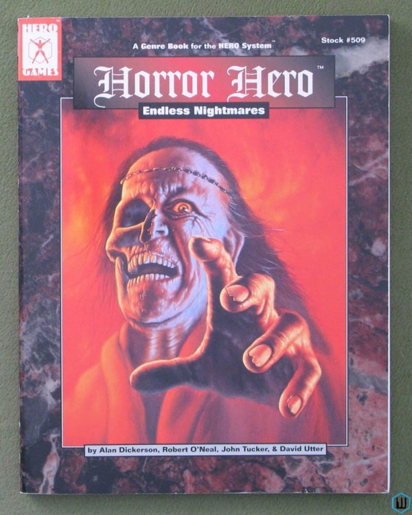Horror Hero: Endless Nightmares (HERO System Champions RPG)