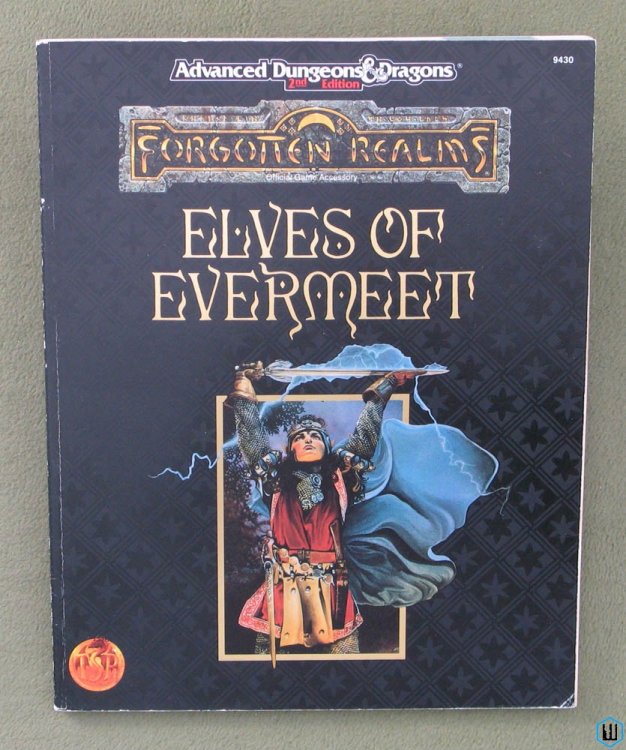 Elves of Evermeet (Advanced Dungeons Dragons Forgotten Realms) Original 1994 edition TSR 9430