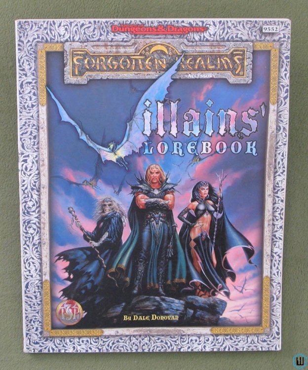 Villains' Lorebook (Advanced Dungeons & Dragons Forgotten Realms) Original
