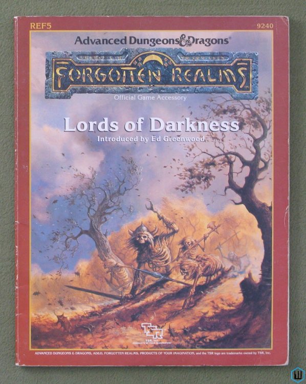 Lords of Darkness (Advanced Dungeons Dragons Forgotten Realms REF5)