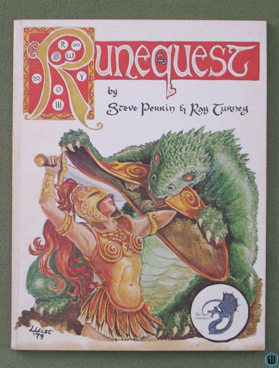 Runequest, 2nd edition (1ST PRINT) RPG Paperback