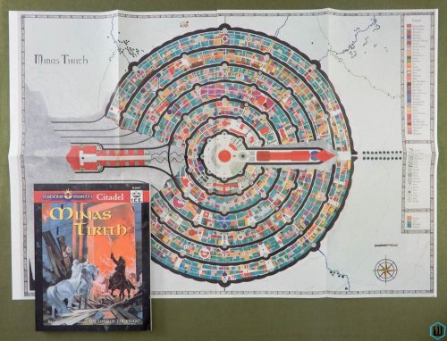 MINAS TIRITH (Middle Earth Role Playing MERP Citadel) w Maps