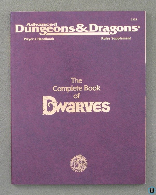 Complete Book of Dwarves (Advanced Dungeons & Dragons PHBR6)