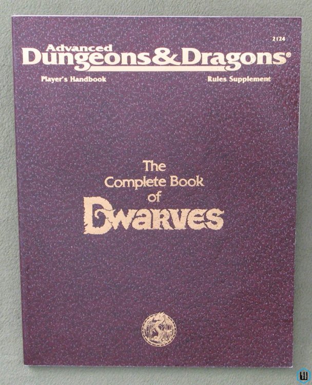 Complete Book of Dwarves (Advanced Dungeons & Dragons PHBR6)