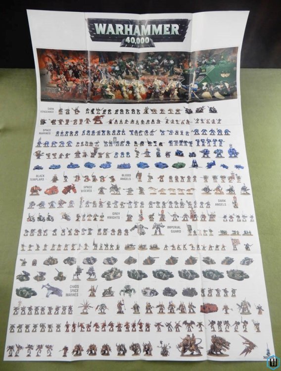 POSTER: Warhammer 40,000 40k figures vehicles catalog 2012