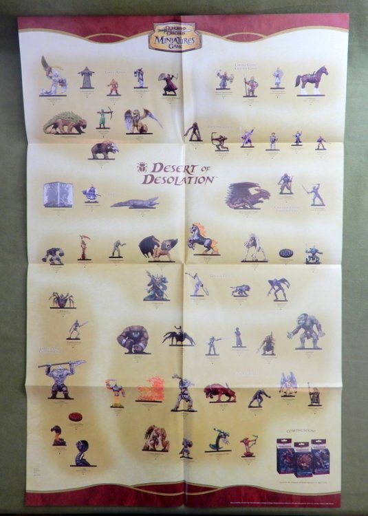 Desert of Desolation Miniatures Game Poster (Dungeons & Dragons 3rd Edition)