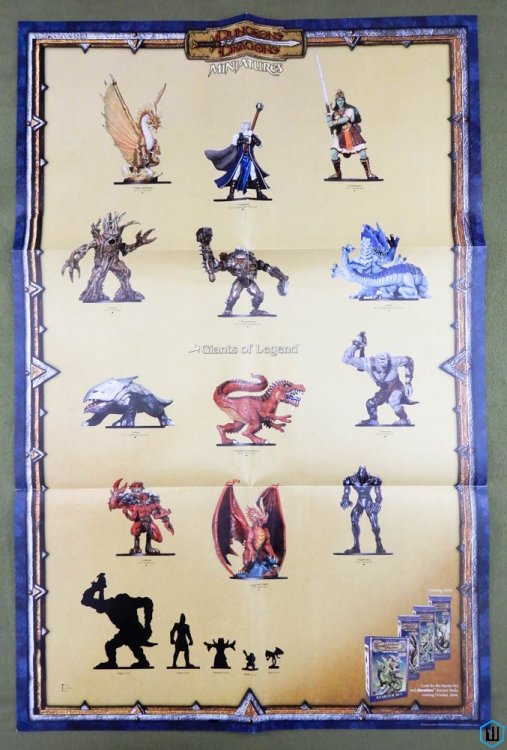 POSTER: Dungeons Dragons Miniatures Giants of Legend