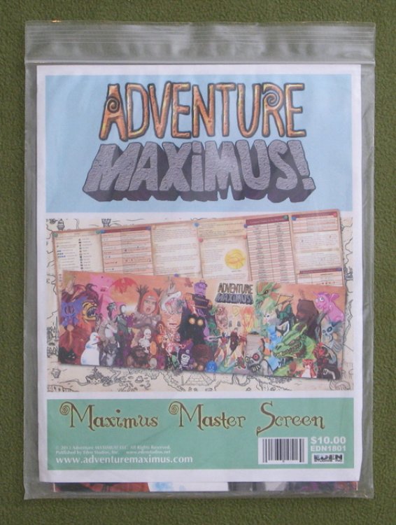 Adventure Maximus! Master Screen