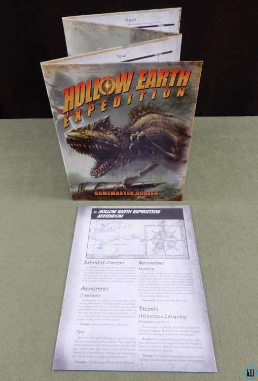 Hollow Earth Expedition: Gamemaster GM Screen