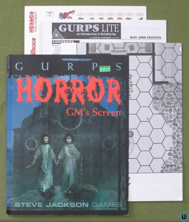 GURPS Horror GM's GM Screen
