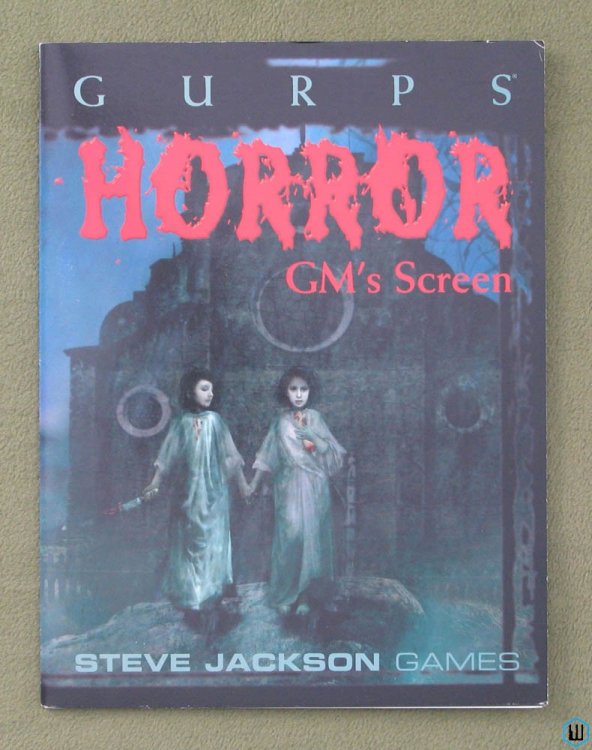 GURPS Horror GM's Screen - GM SCREEN ONLY