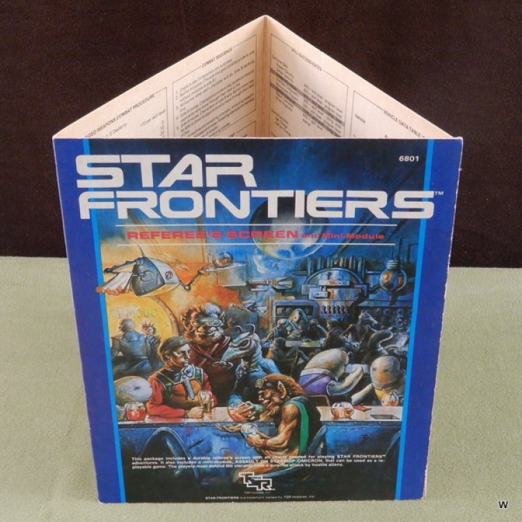 Image for Star Frontiers RPG Referee's Screen - No Minimodule Star Frontiers RPG Referee's Screen - No Minimodule