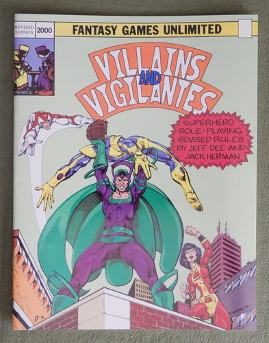 Villains & Vigilantes RPG (Revised Edition) Staplebound Rulebook