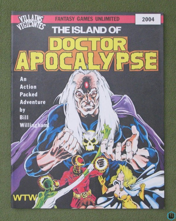 Island of Doctor Apocalypse (Villains & Vigilantes RPG)
