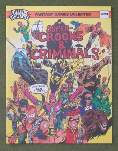 Super-Crooks & Criminals (Villains & Vigilantes RPG)