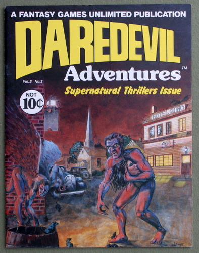 Daredevils RPG Adventures 3: Supernatural Thrillers