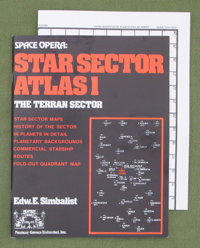 Star Sector Atlas 1: The Terran Sector (Space Opera RPG)