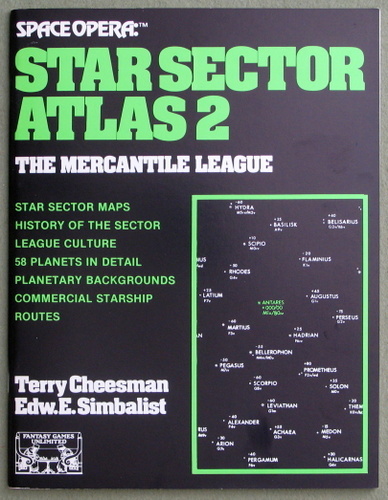 Star Sector Atlas 2: The Mercantile League (Space Opera RPG)