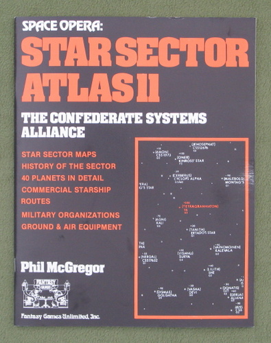 Star Sector Atlas 11: Confederate Systems Alliance (Space Opera RPG)