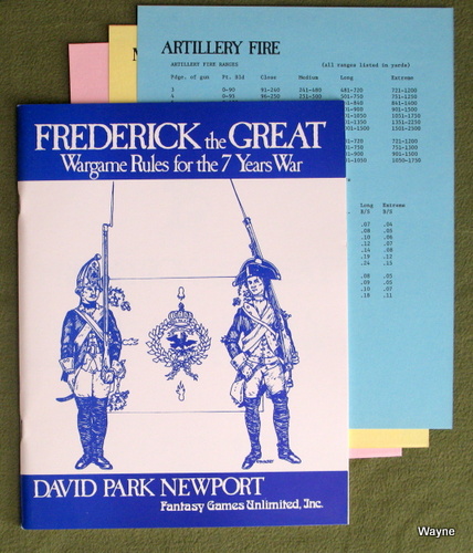 Frederick the Great: Wargame Rules for the 7 Years War