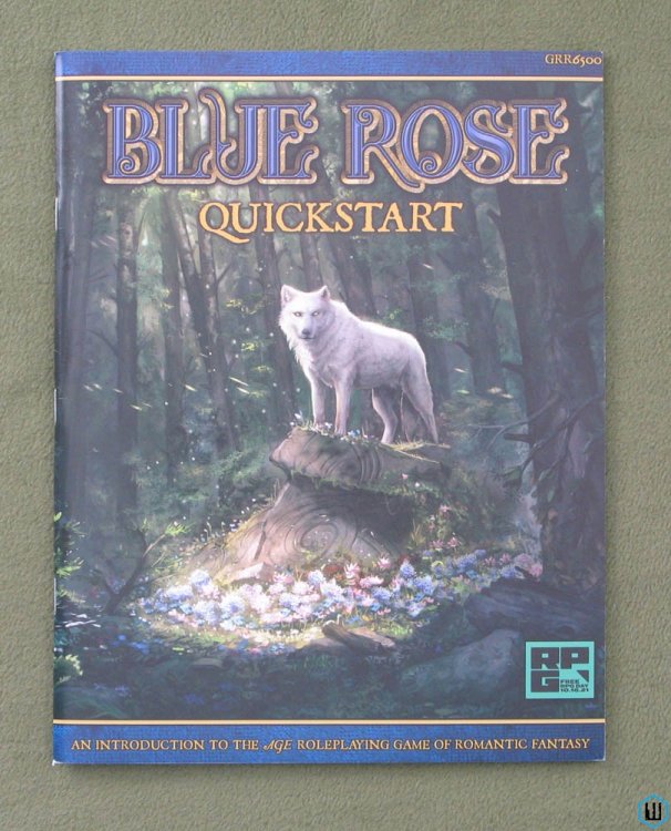 Blue Rose Quickstart FREE RPG DAY 2021 Romantic Fantasy Green Ronin