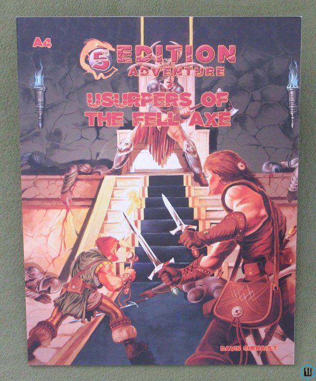 Usurpers of The Fell Axe (5th Edition Adventure A4)