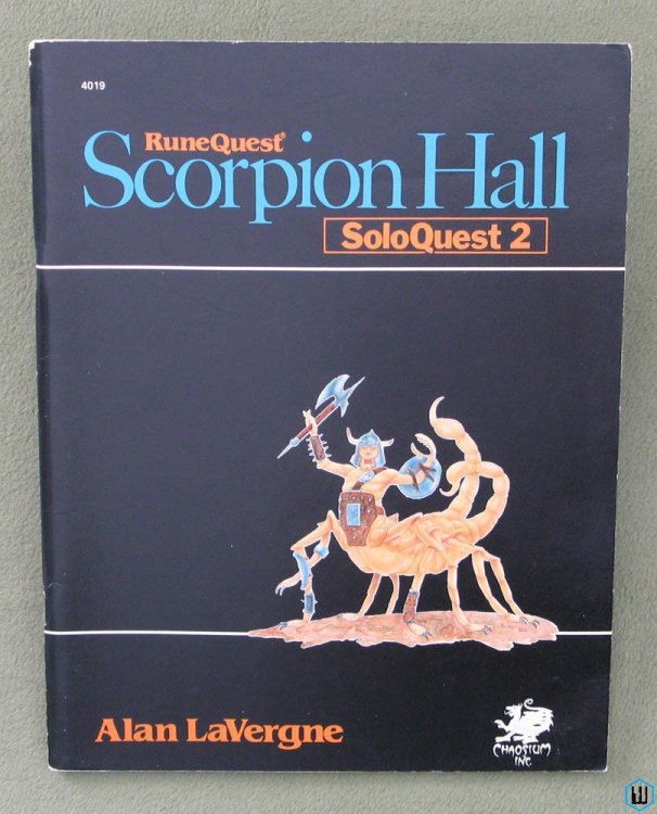 Scorpion Hall: Soloquest 2 (Runequest RPG)