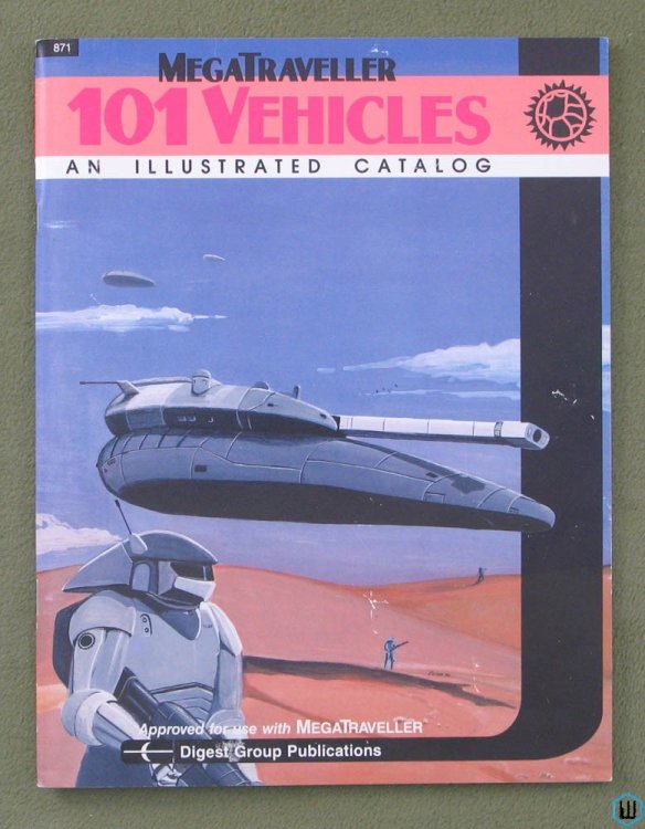 101 Vehicles (MegaTraveller Traveller RPG) Digest Group Publications