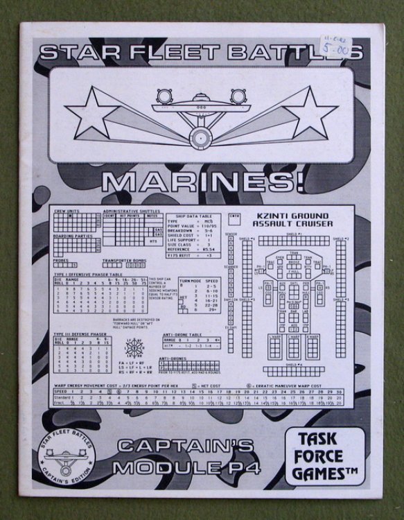Marines! Captain's Module P4 (Star Fleet Battles)