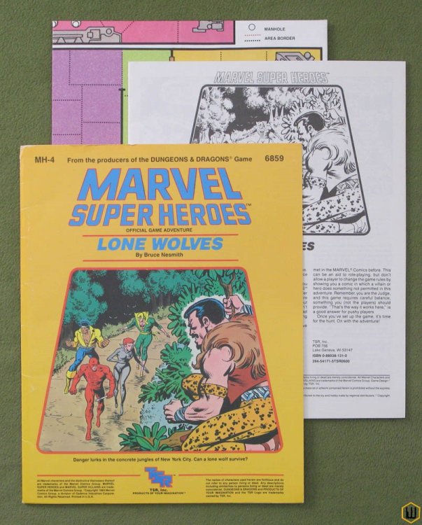 Lone Wolves (Marvel Super Heroes module MH4)