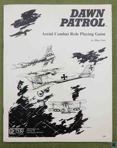 RULEBOOK: Dawn Patrol (RPG of WWI Air Combat) Staplebound