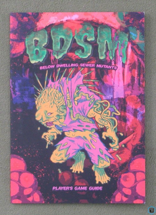 Below Dwelling Sewer Mutants (BDSM) w Stickers: Horror RPG