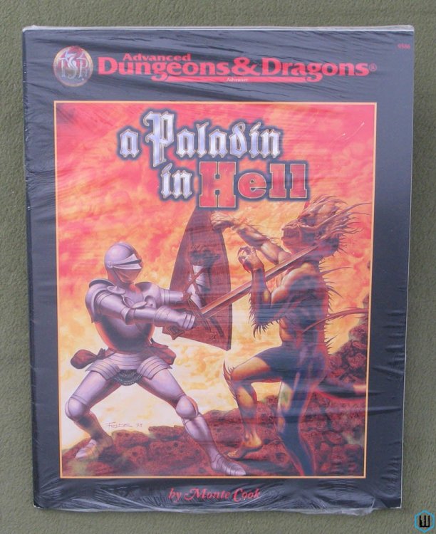 A Paladin in Hell - SEALED (Advanced Dungeons & Dragons) Original 1998 Edition