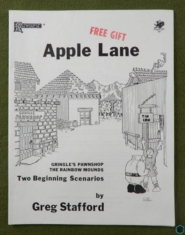 Apple Lane (Runequest RPG) Gringle's Pawnshop Rainbow Mounds