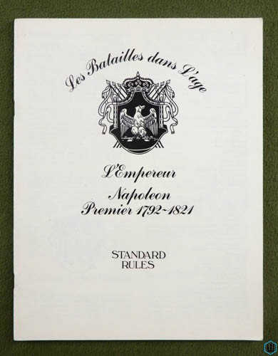 Les Batailles dans l'age l'Empereur Napoleon Premier 1792 - 1821: Standard Rules