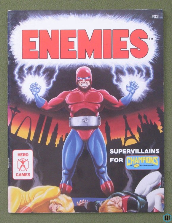 ENEMIES: Supervillains for Champions RPG