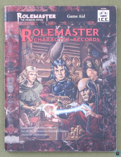 Rolemaster Character Records (Rolemaster Standard System RPG)