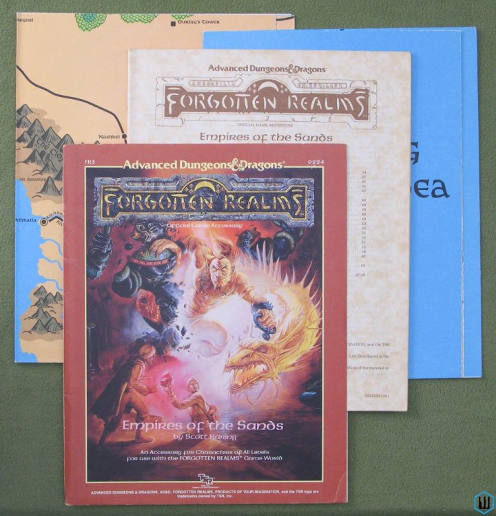 Empires of the Sands (Advanced Dungeons Dragons Forgotten Realms FR3) w MAPS