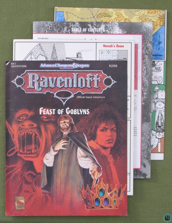 Feast of Goblyns (Advanced Dungeons Dragons Ravenloft RA1) Original 1990