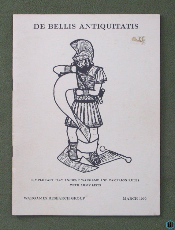 De Bellis Antiquitatis: Fast Play Ancient Wargame Campaign Rules